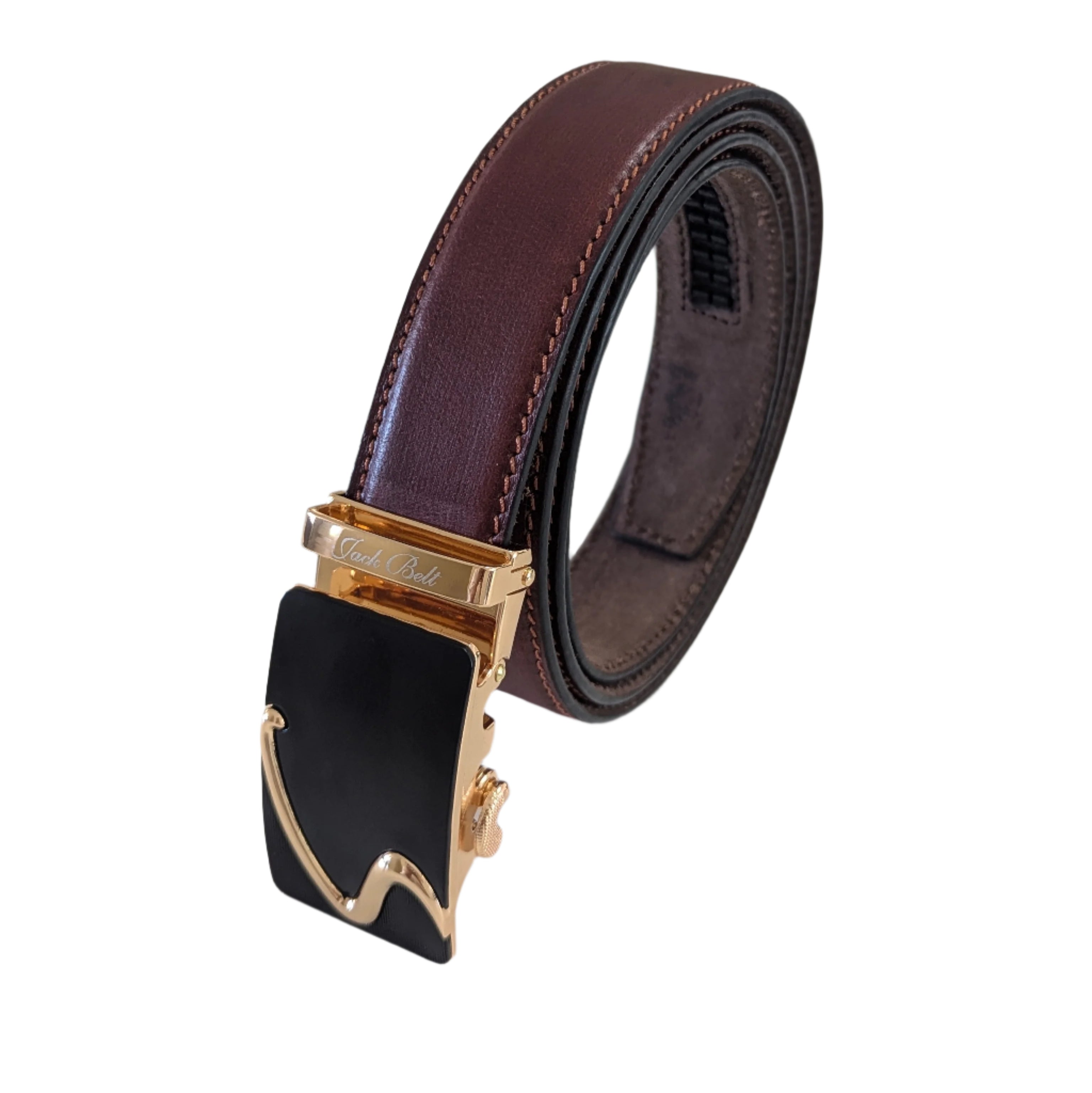 JACK BELT MEN'S COOL BOX SET BUNDLE (PLAIN BROWN AND PLAIN BLACK M60-M4-M76-M75)