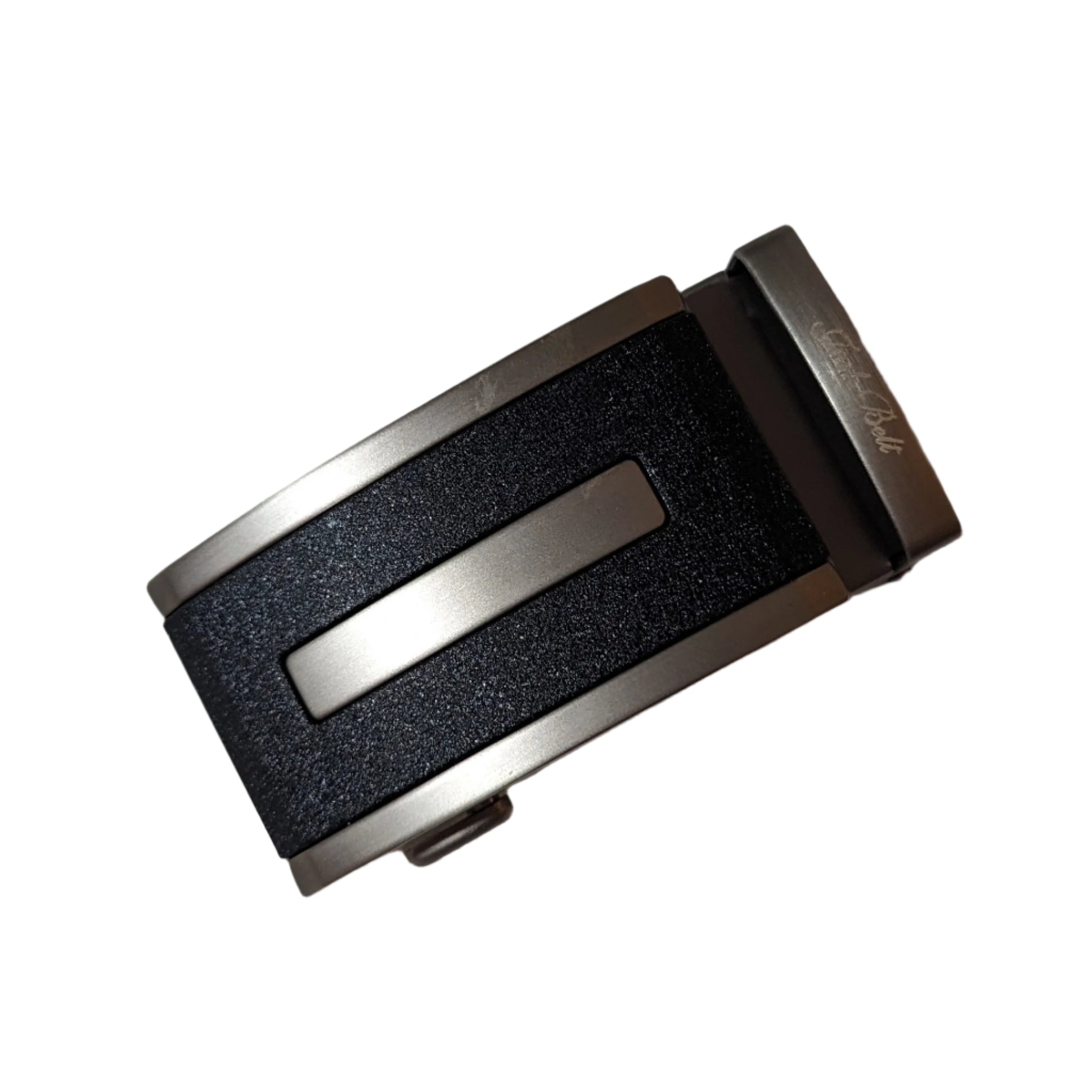 Jack Belt® Men's Full Grain Leather Belt - Plain Black With M3 Buckle (PLBLM3)
