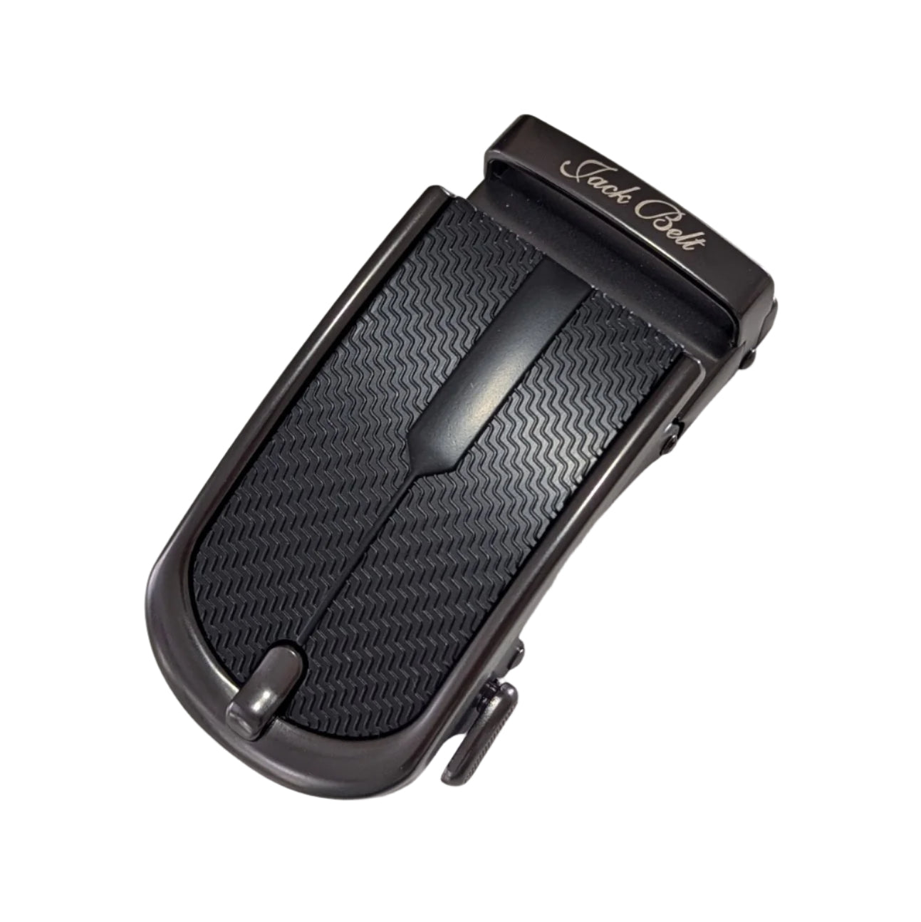 Jack Belt® Men's Full Grain Leather Belt - Plain Brown With M9 Buckle (PLBRM9)