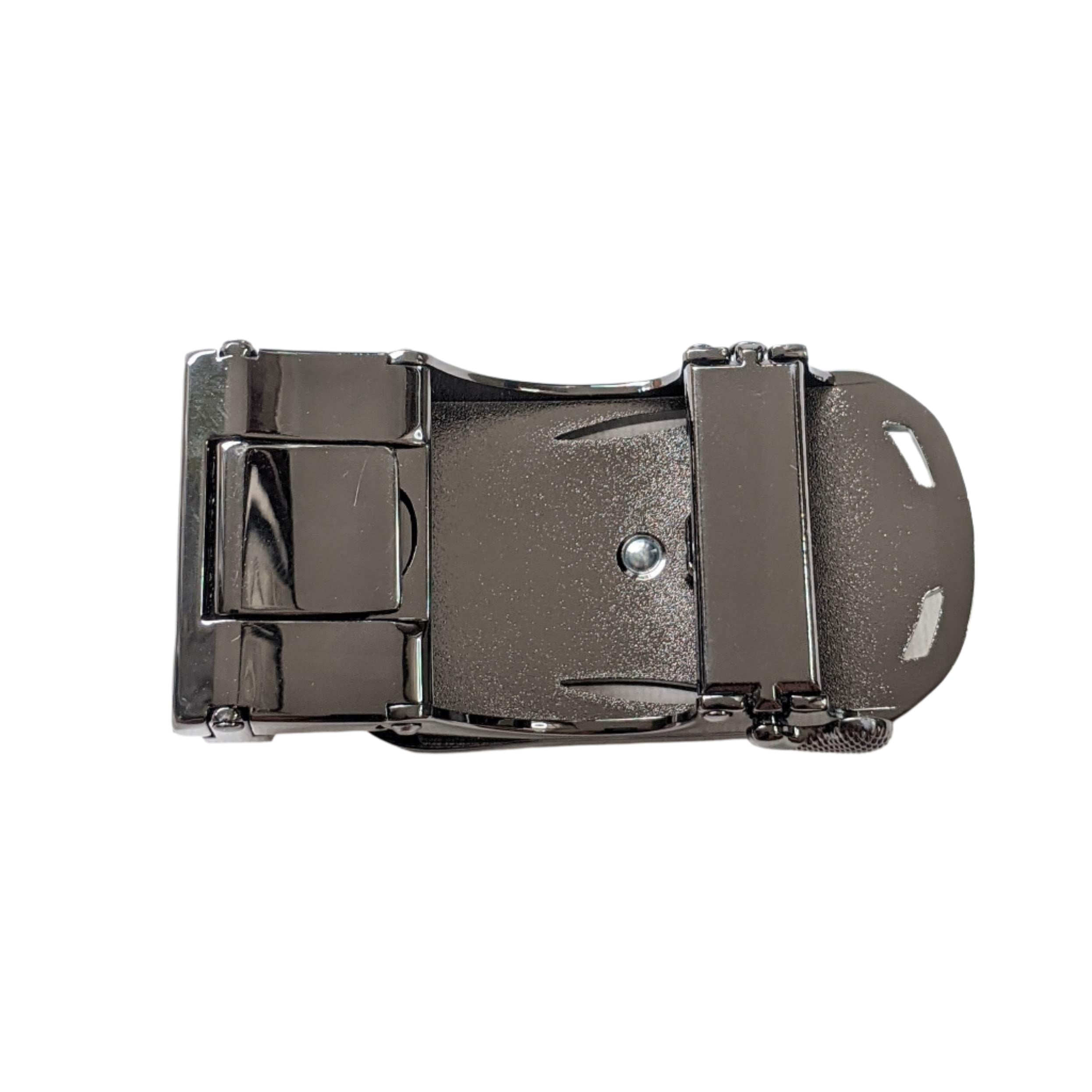 Jack Belt® Men's Full Grain Leather Belt - Croc Black With M38 Buckle (CRBLM38)