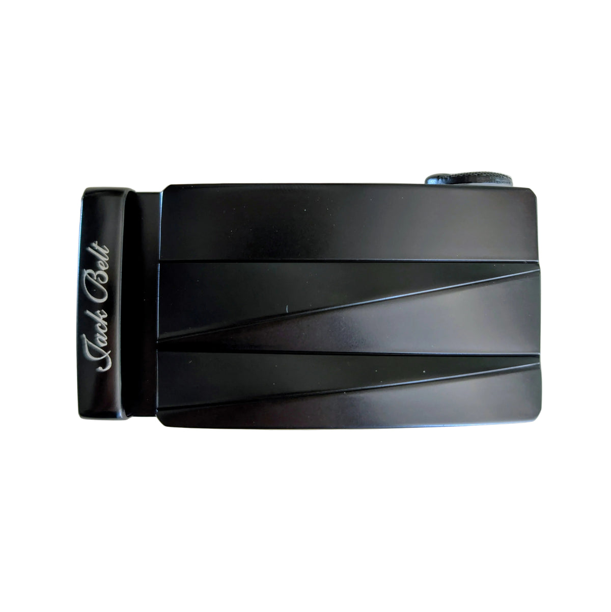 Jack Belt® Men's Full Grain Leather Belt - Croc Black With M4 Buckle (CRBLM4)
