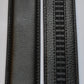 155cm. Men's Extra long. Split leather. Plain Black.