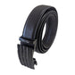 Men's Full Grain Leather Belt Plain Black (PLBLM72)