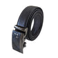Men's Full Grain Leather Belt Plain Black (PLBLM77)