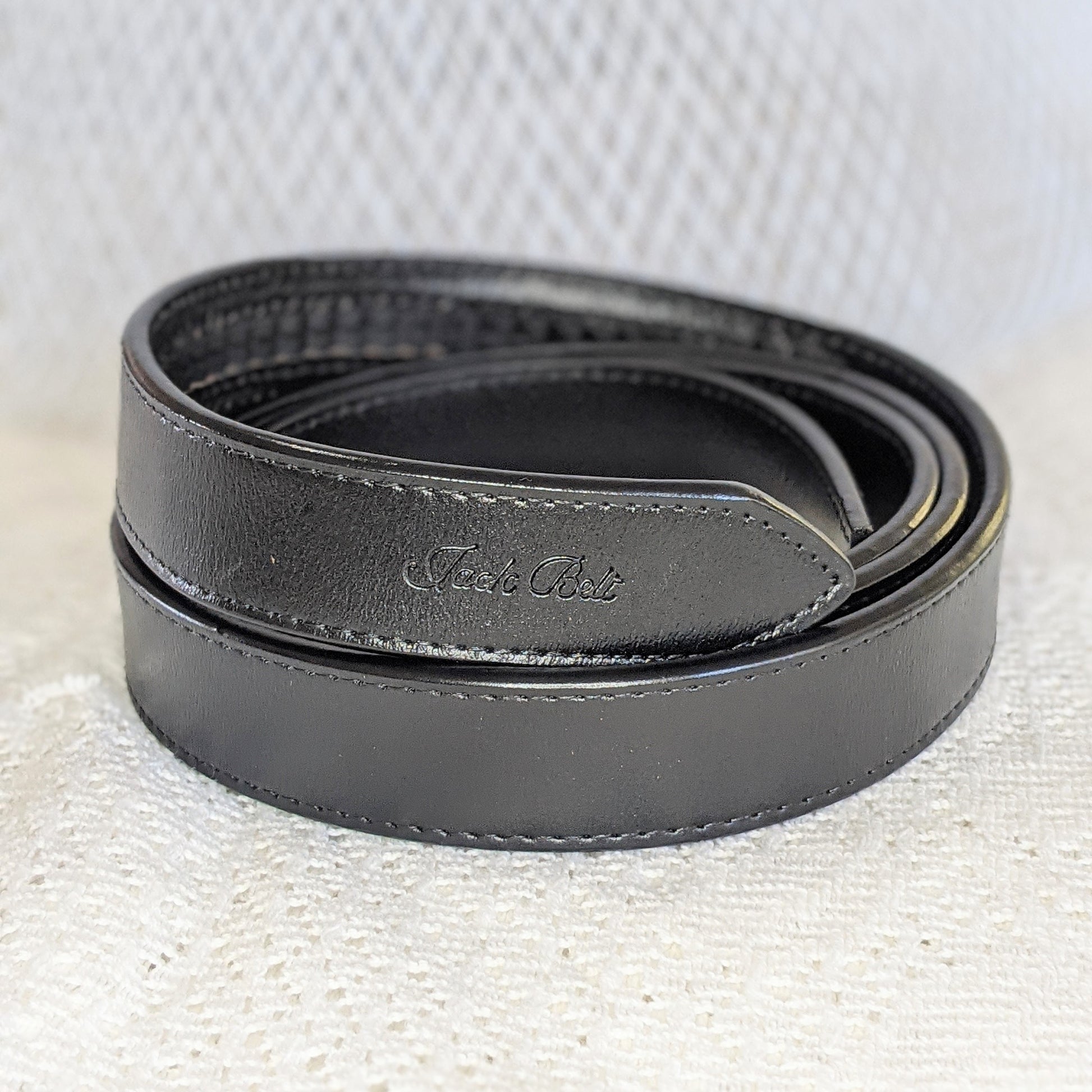 Full Grain leather slim black WIBL16 – Jackoz