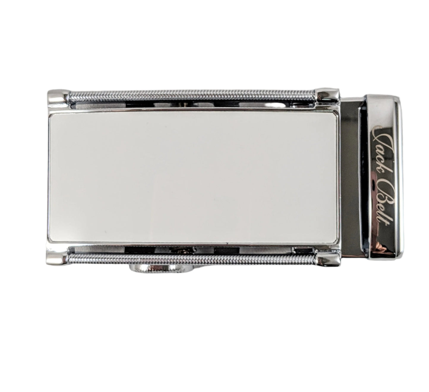 Jack Belt® Men's Ratchet Belt Buckle (MWhite)