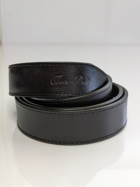 Full Grain Leather 'Plain Black' IPLBL